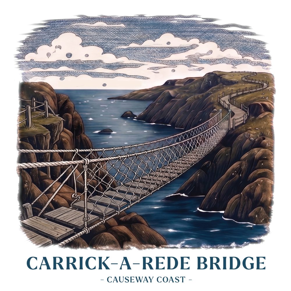 Carrick-a-Rede illustration