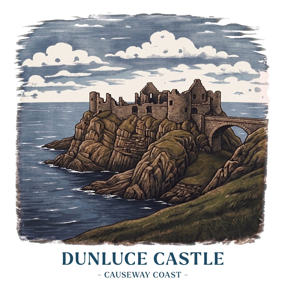 Dunluce Castle illustration