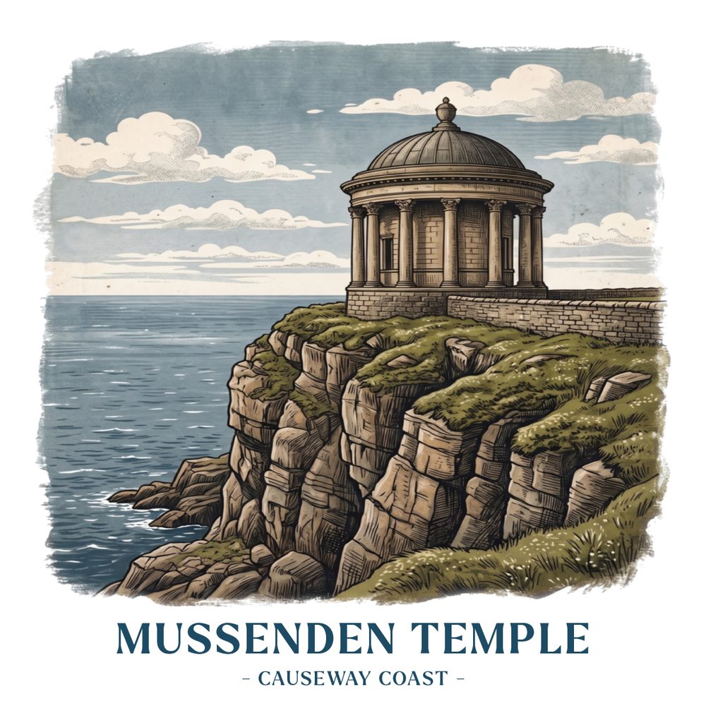 Mussenden Temple illustration